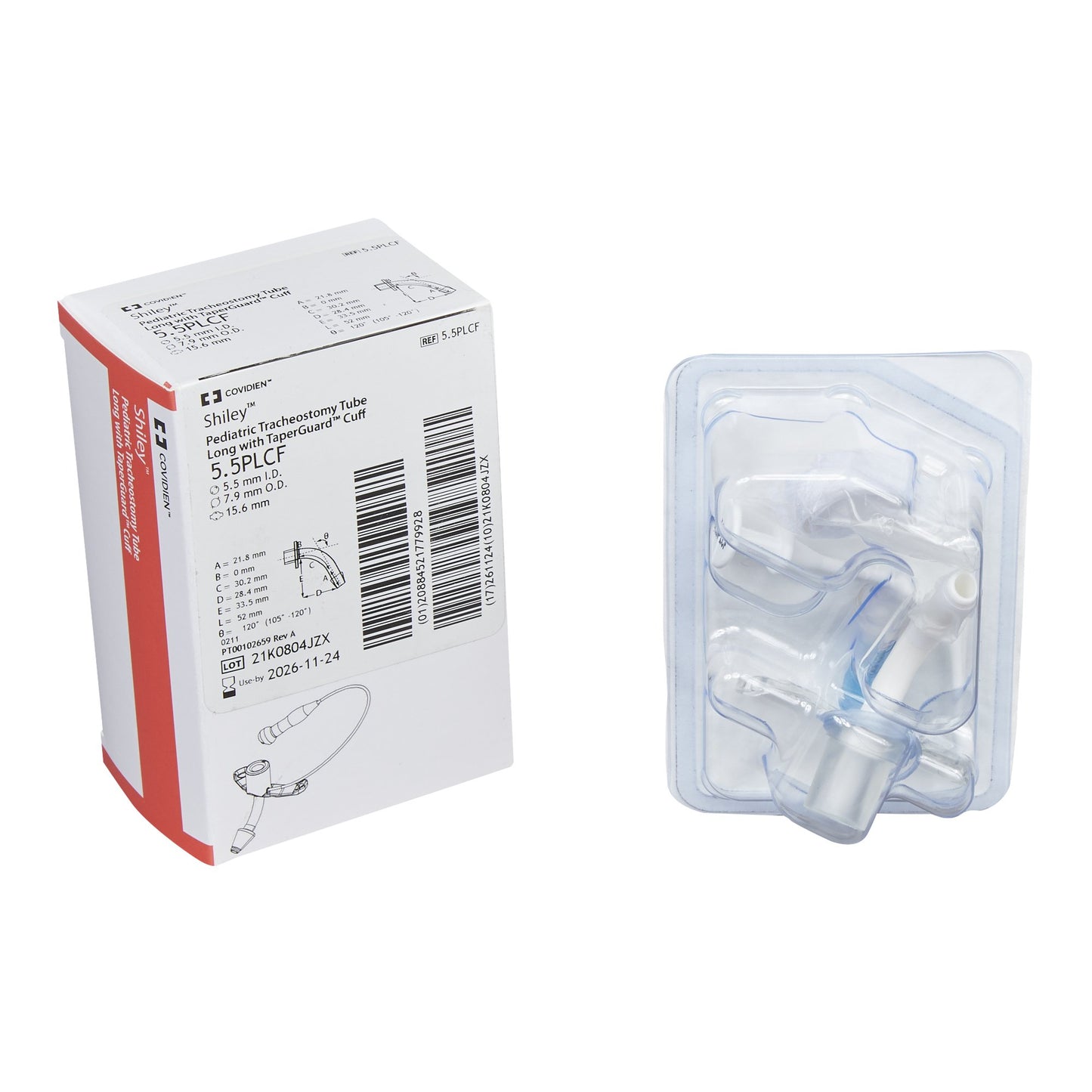 Cuffed Tracheostomy Tube Shiley™ Size 5.5 Adult