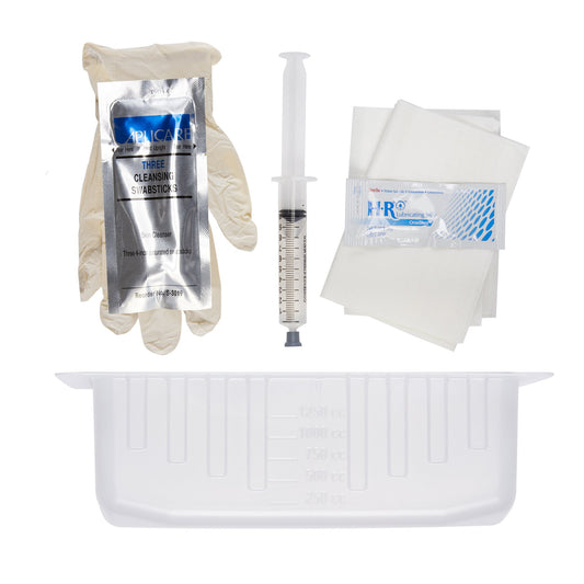 Bardia Foley Catheter Insertion Tray, 10 cc