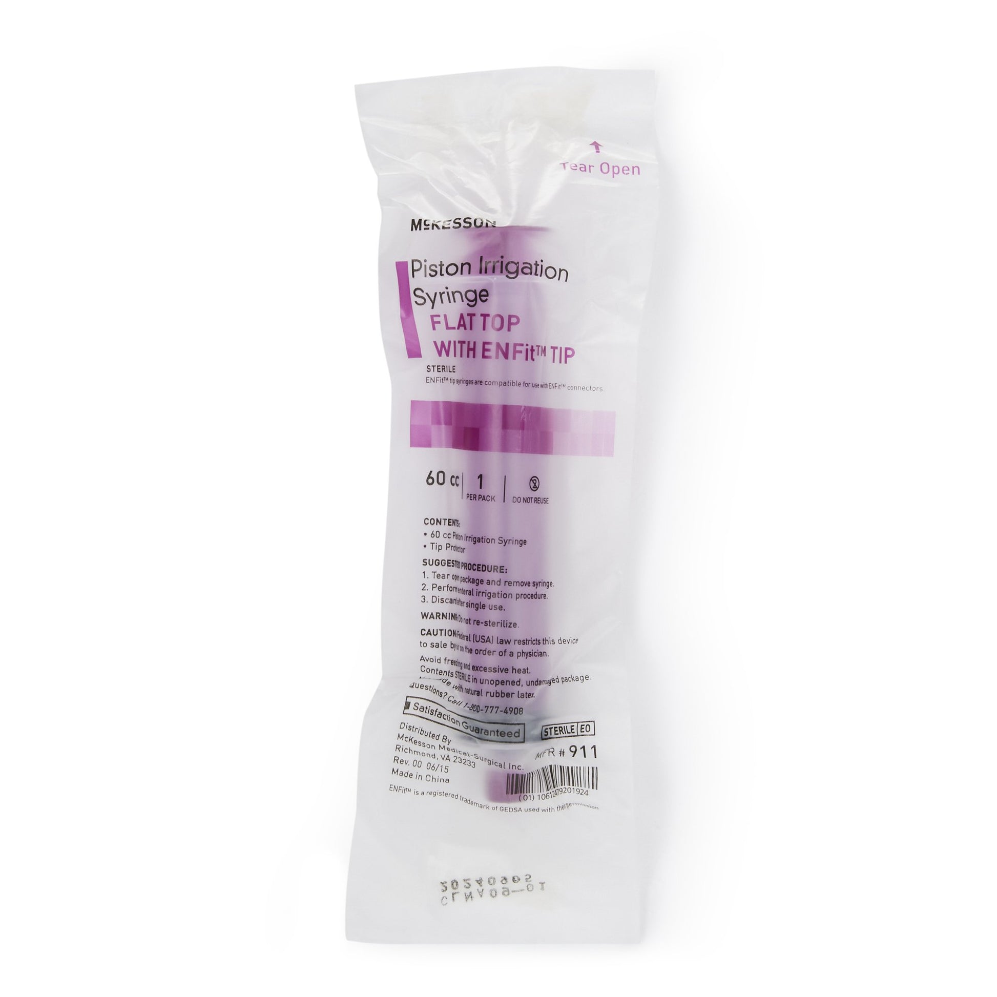 McKesson Enteral Feeding / Irrigation Syringe, 60 mL