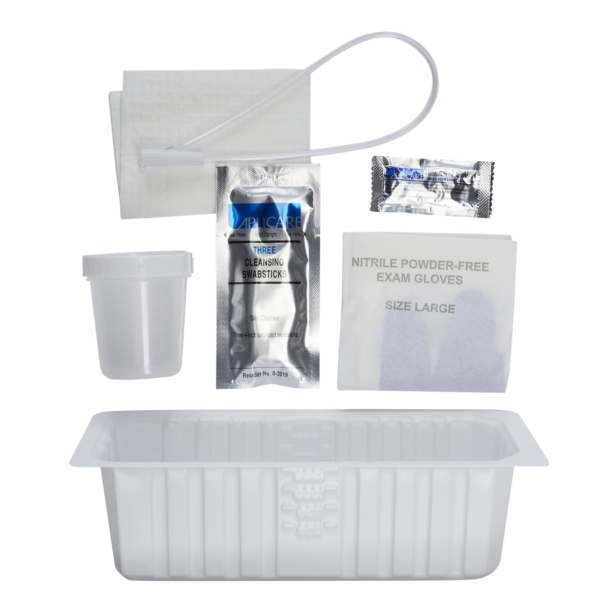 Dover™ Open Intermittent Urethral Catheter Tray, BZK