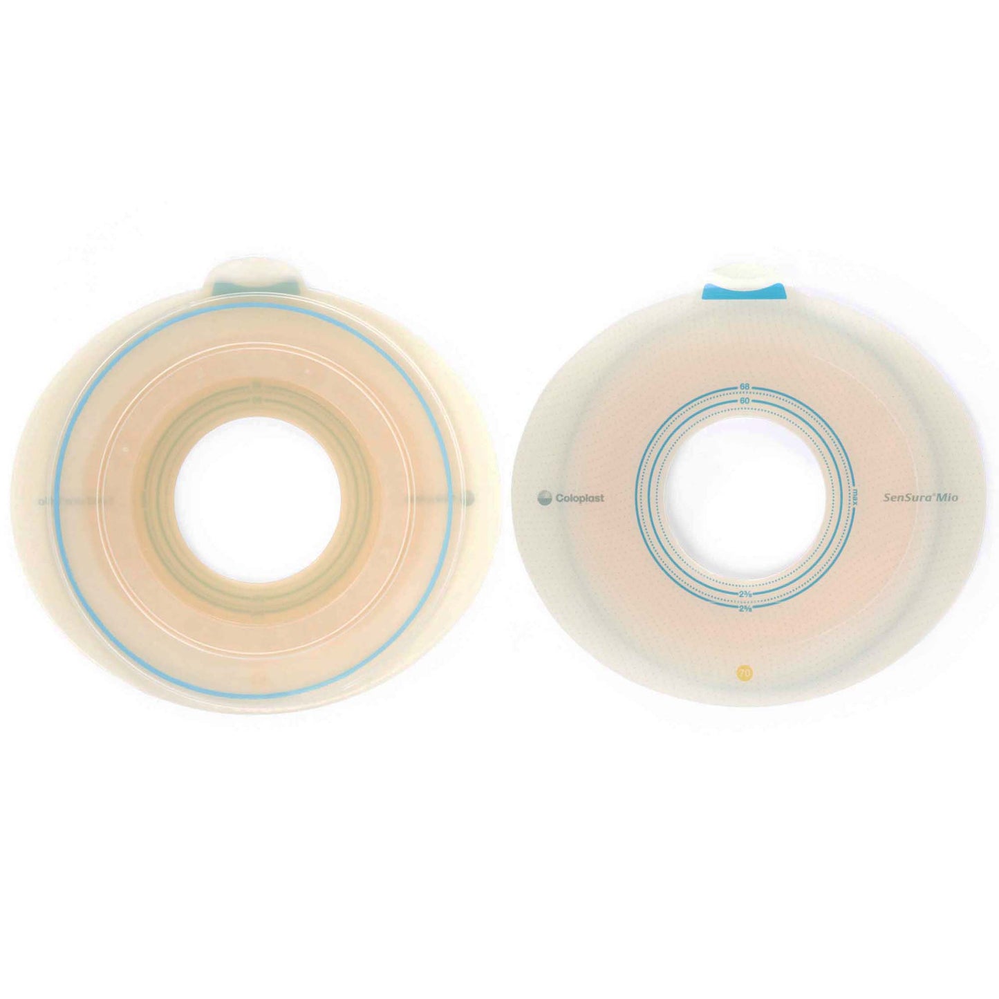 SenSura Mio Flex Ostomy Barrier, 40 mm Stoma Opening, Red Color Match