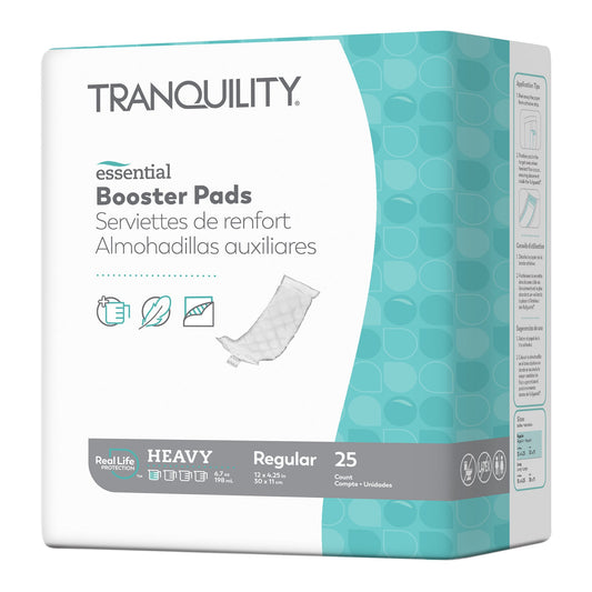 Select Added Absorbency Incontinence Booster Pad, 4¼ x 12 Inch