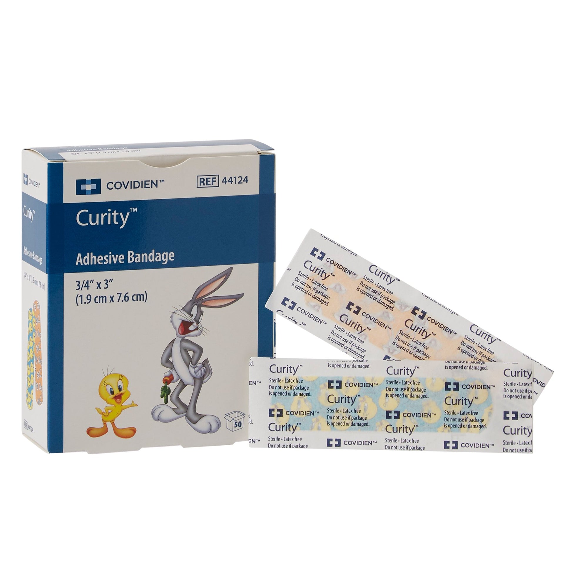 Curity™ Assorted Looney Tunes Adhesive Strip, x 3 Inch