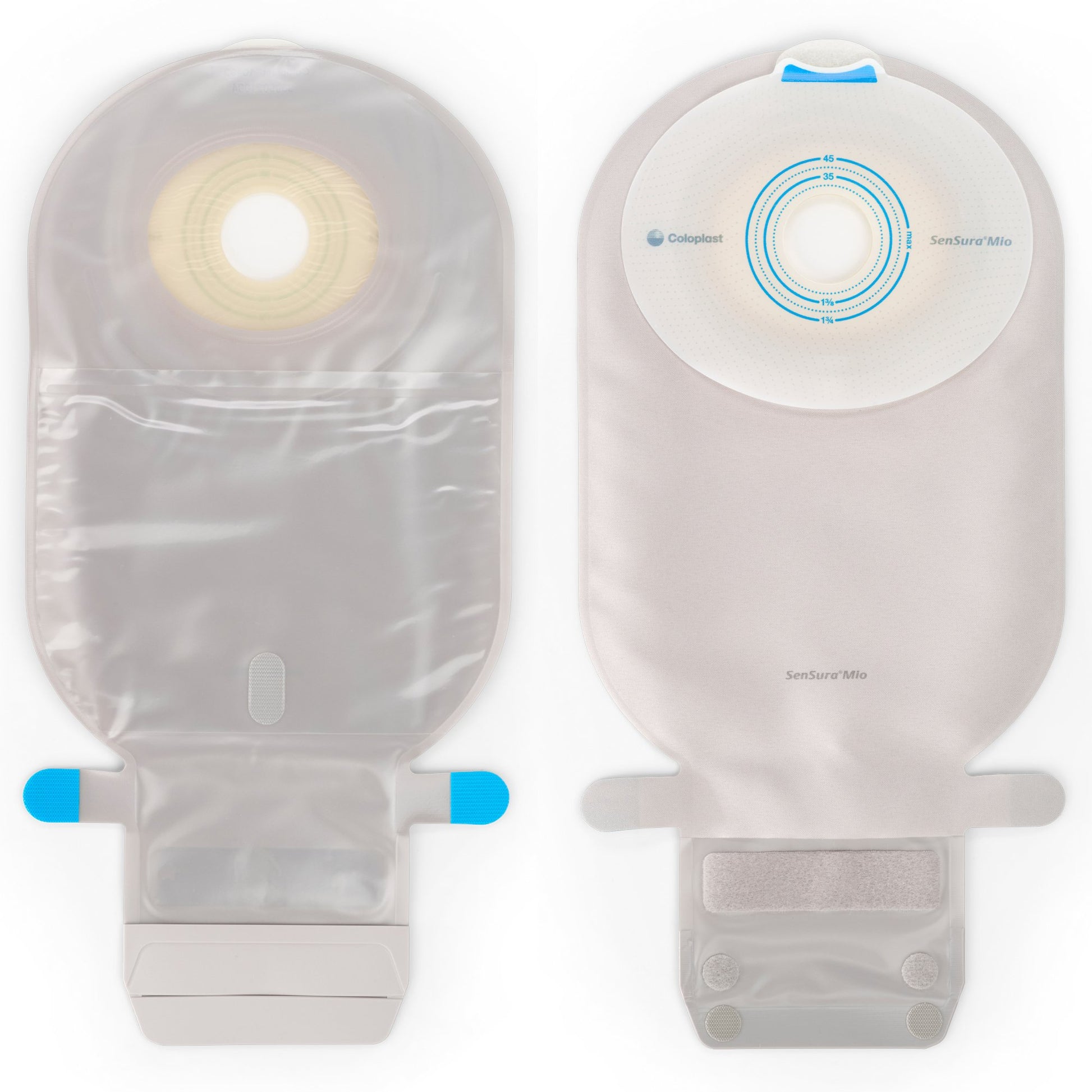 SenSura Mio Flat 1-Piece Transparent Ostomy Pouch, 25mm Stoma