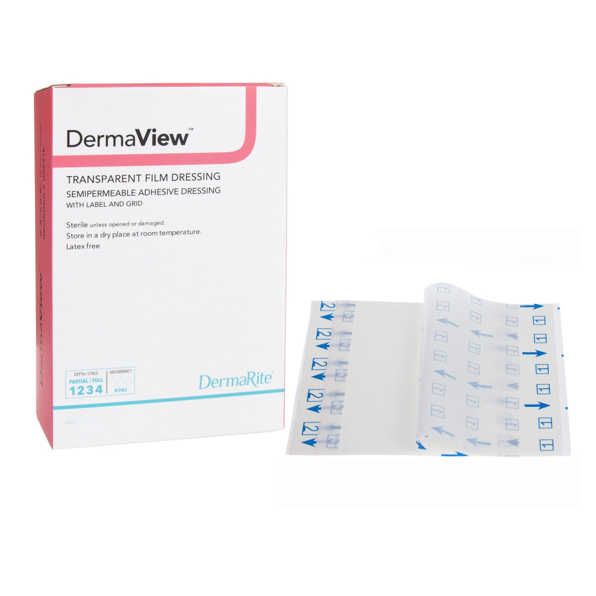 Dermaview DermaView™ Transparent Film Dressing, 4 x 5 Inch – SurfMed