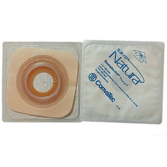 Sur-Fit Natura Two-Piece Stomahesive Skin Barrier, 45 mm flange, 32 mm stomas