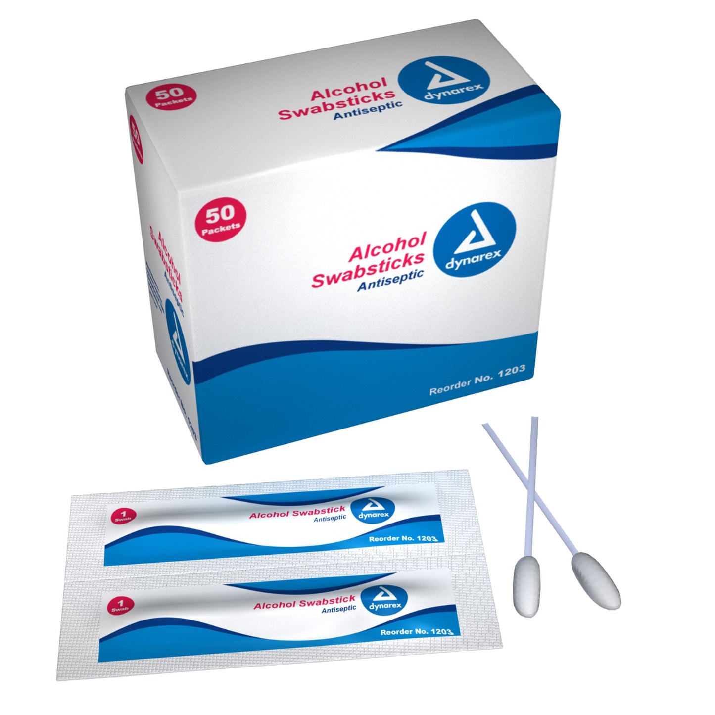 dynarex Alcohol Impregnated Swabstick