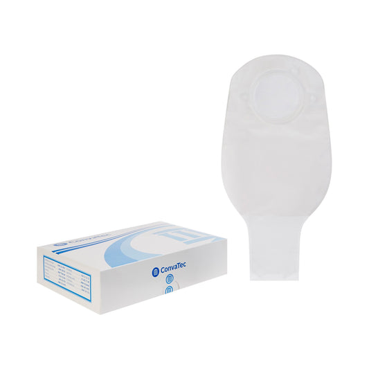 Sur-Fit Natura Two-Piece Transparent Colostomy Pouch, 2¼ Inch Flange