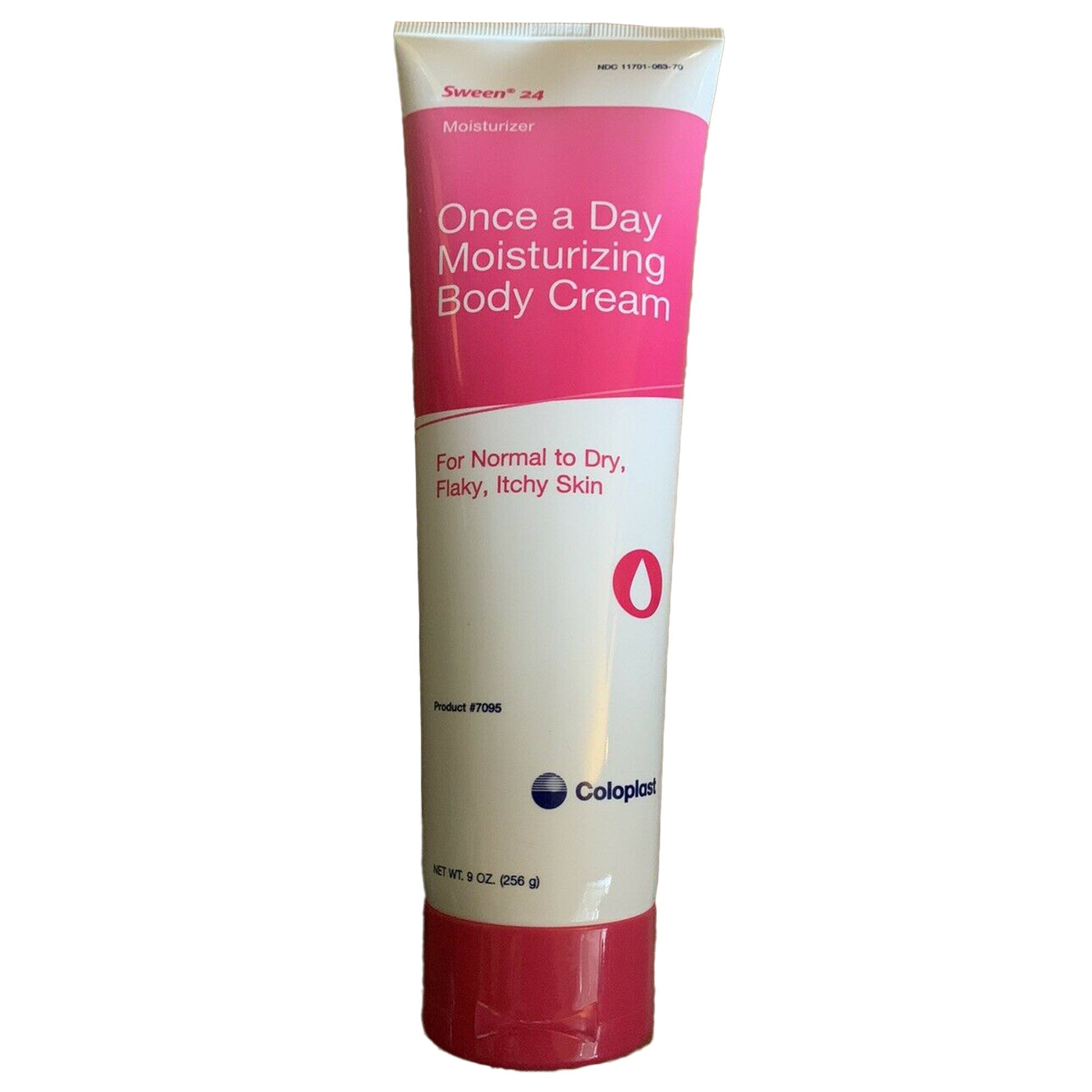 Sween 24 Once a Day Moisturizing Body Cream for Flaky, Itchy Skin, 9-ounce Tube