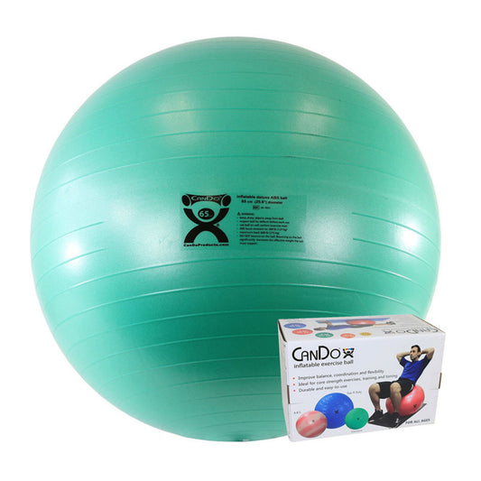 CanDo Inflatable Exercise Ball Economy Set