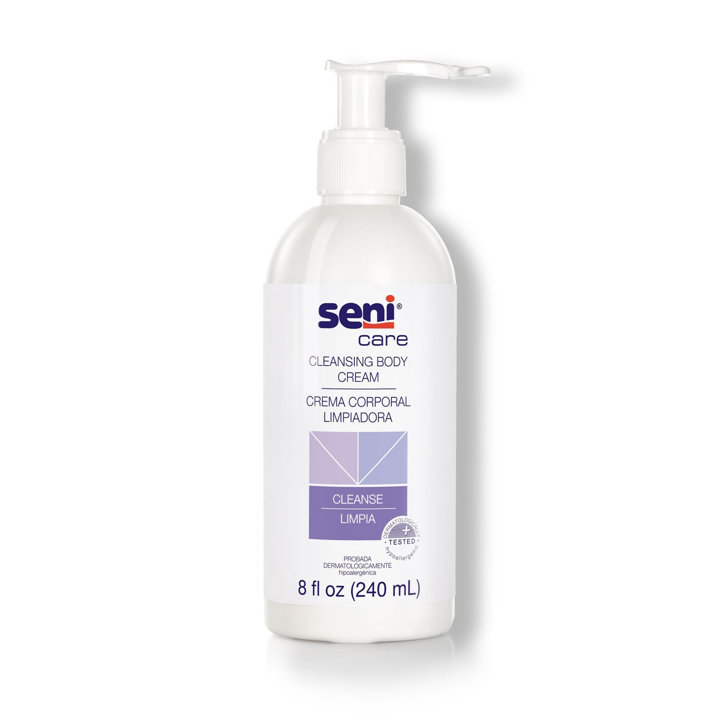 Seni Care Rinse Free Body Wash, 8-ounce Pump Bottle