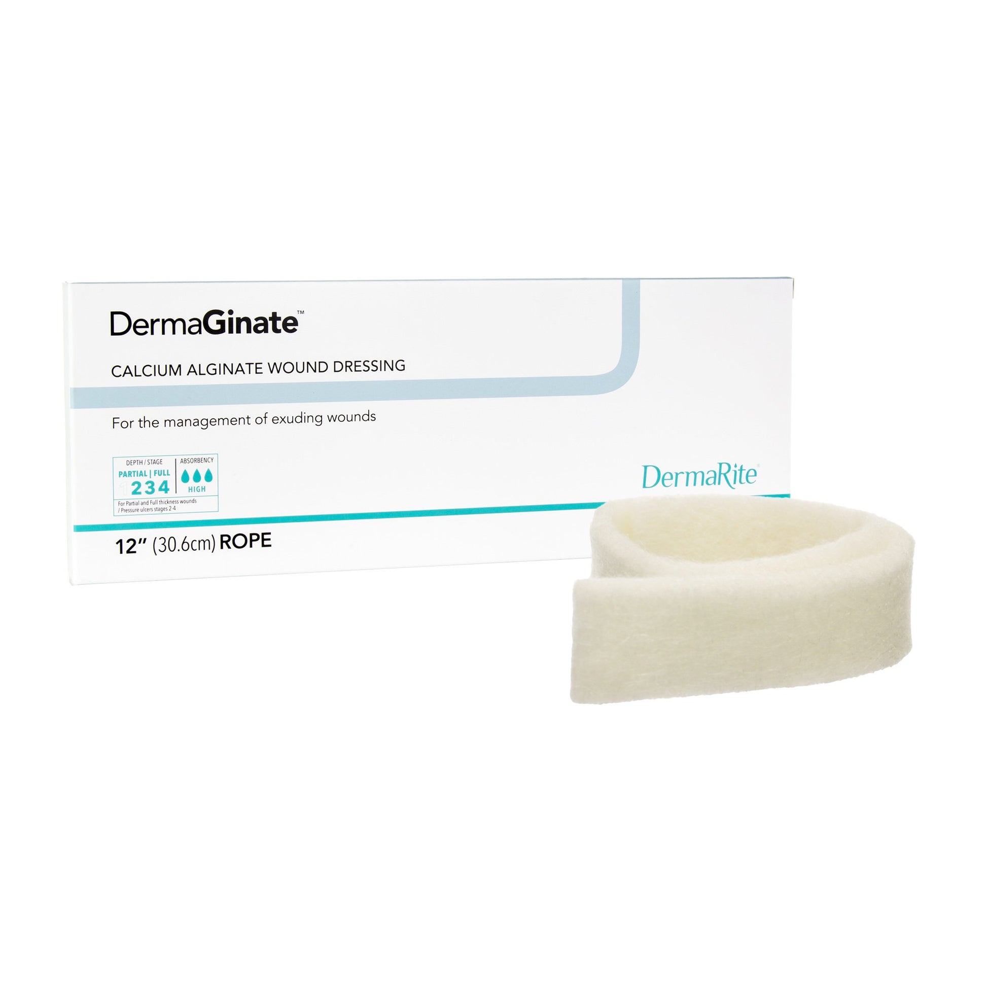 DermaGinate Alginate Dressing, 12-Inch Length