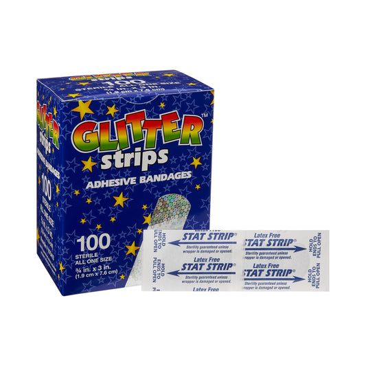 Glitter™ Stat Strip Design Adhesive Strip, x 3 Inch