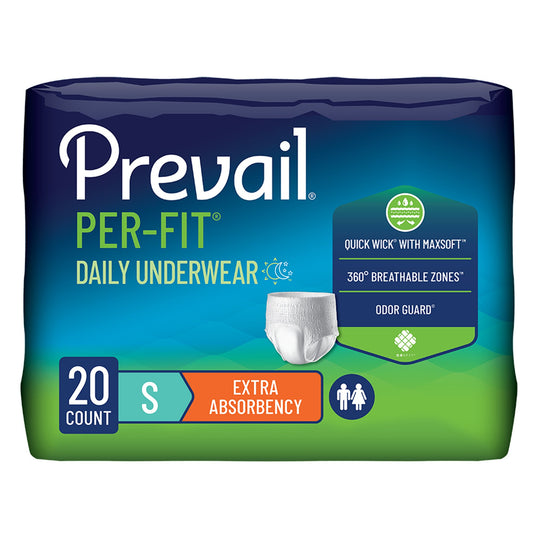 Prevail Per-Fit Daily Underwear, Small
