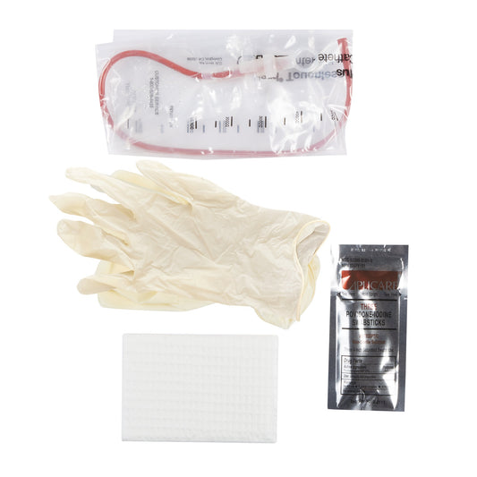 Touchless Plus Intermittent Catheter Kit, 14 Fr., Latex