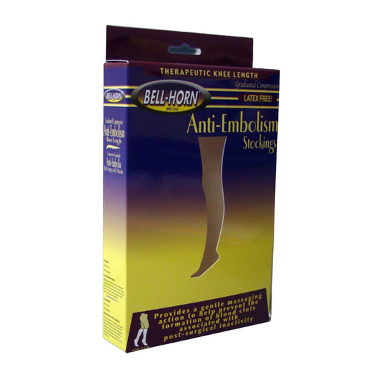 Bell-Horn Thigh Length Anti-embolism Stockings, 3X-Large, Beige