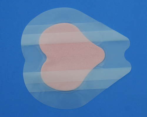 PolyMem Shapes Silver Foam Dressing, 7-1/5 x 7-4/5 Inch
