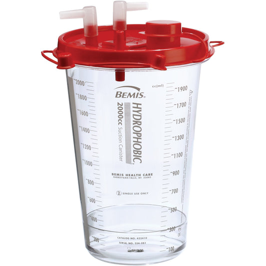 Rigid Suction Canister Hi-Flow™ 2000 mL Pour Lid