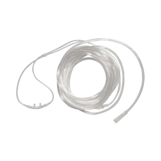 Nasal Cannula Sunset Adult Curved Prongs 25 Foot Tubing Low Flow Rate