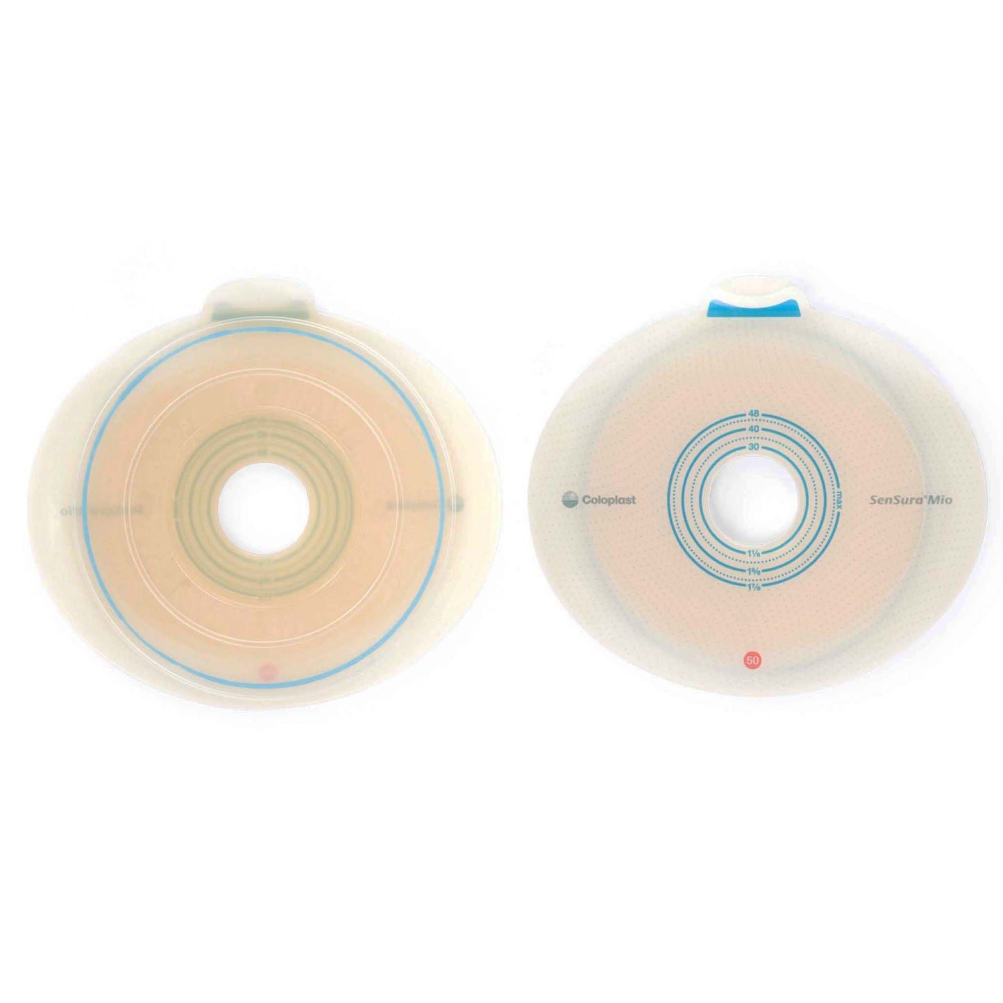 SenSura Mio Flex Ostomy Barrier, 25 mm Stoma Opening, Red Color Match