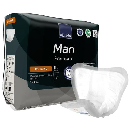 Abena Man Premium Bladder Protection Shield, Formula 2