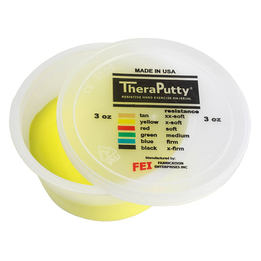 CanDo TheraPutty™ Exercise Material, Yellow, Extra-Soft, 3 oz.
