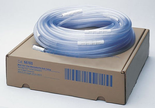 Medi-Vac Suction Tubing, 1/4 Inch Inner Diameter, 20 Foot Length