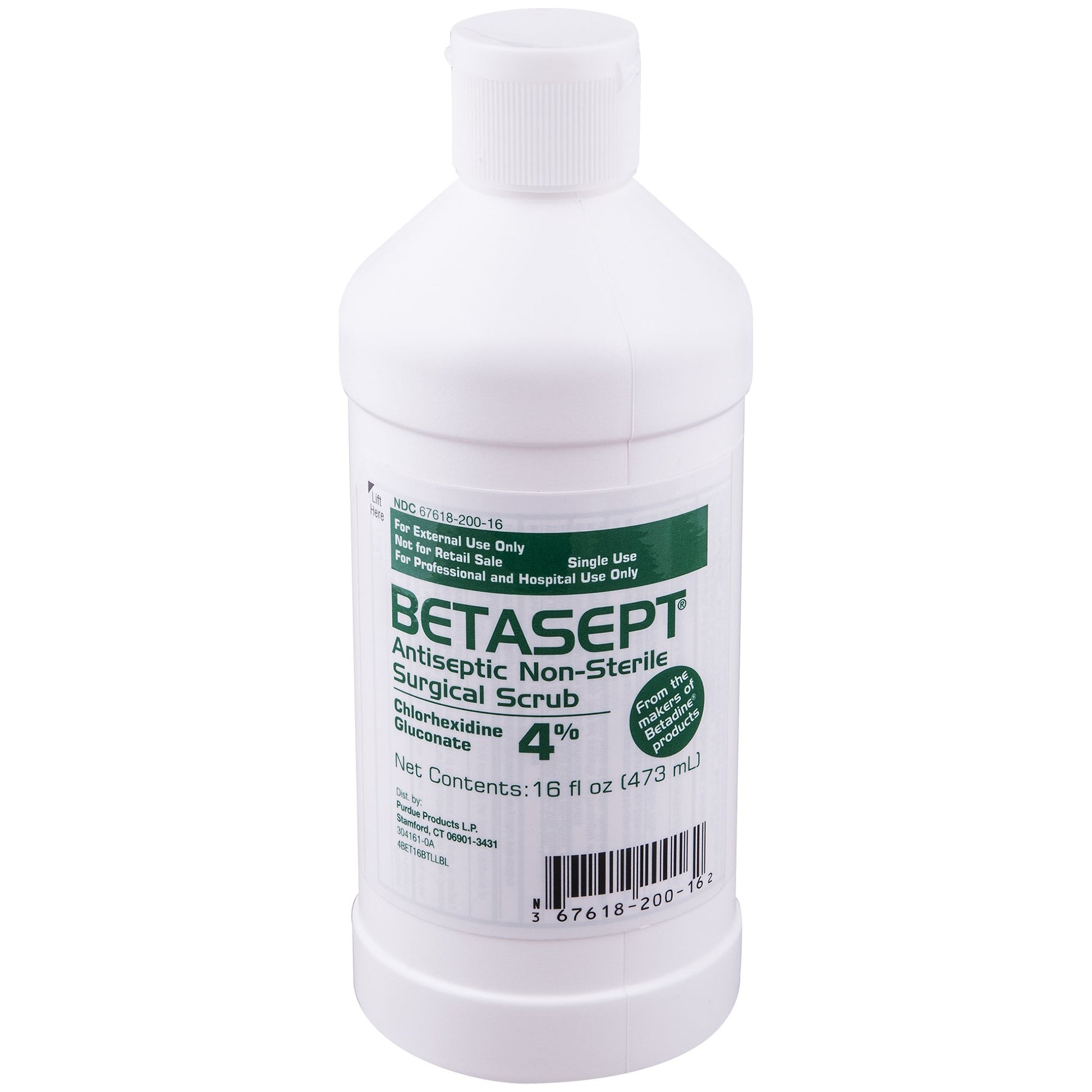 Surgical Scrub Solution Betasept 16 oz. Bottle 4% Strength CHG (Chlorhexidine Gluconate) NonSterile