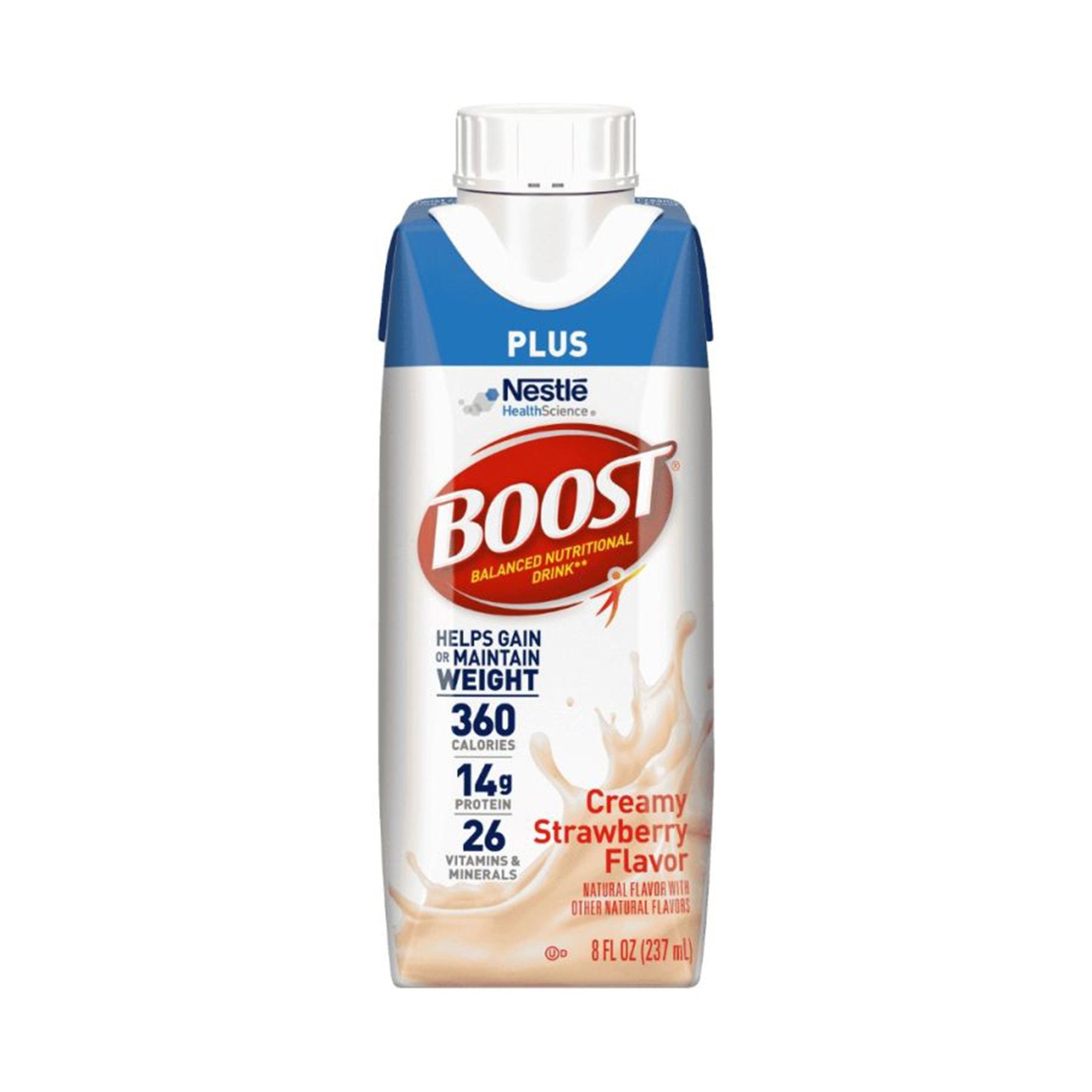 Boost Plus Strawberry Balanced Nutritional Drink, 8-ounce bottle – SurfMed