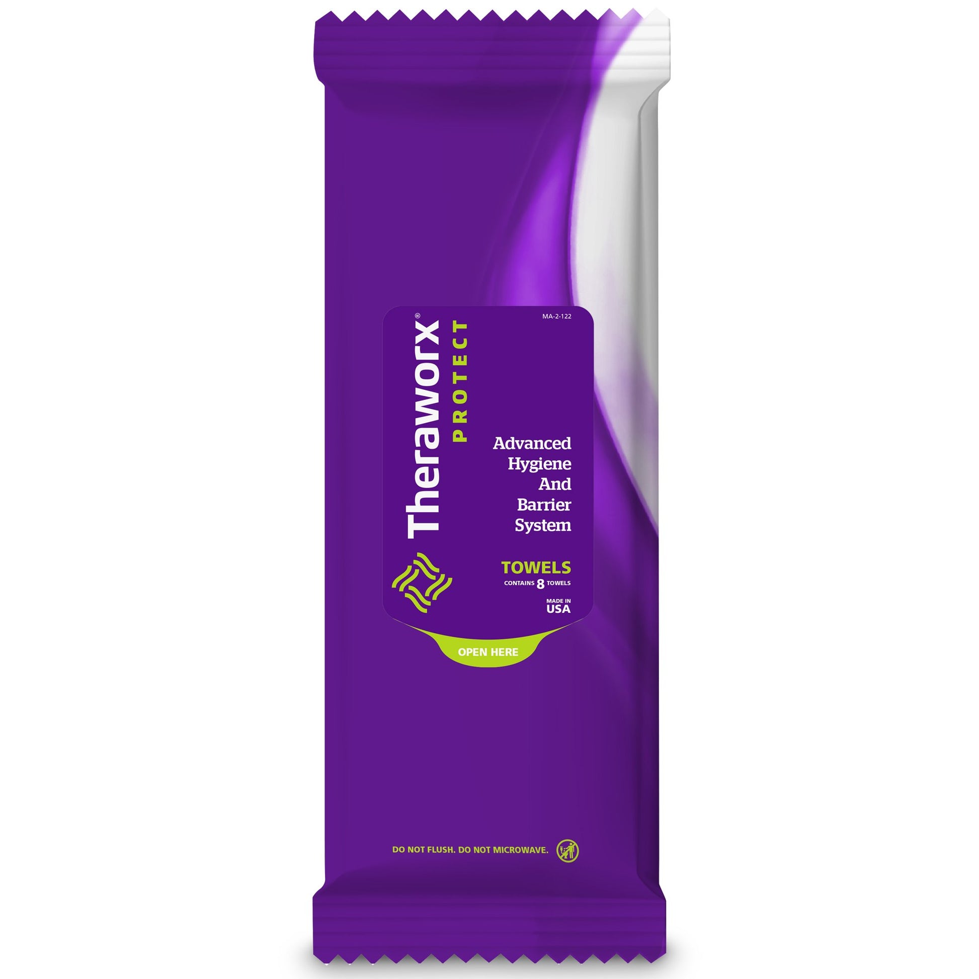 Theraworx Protect Advanced Hygiene Barrier System Personal Hygiene Barrier Wipe