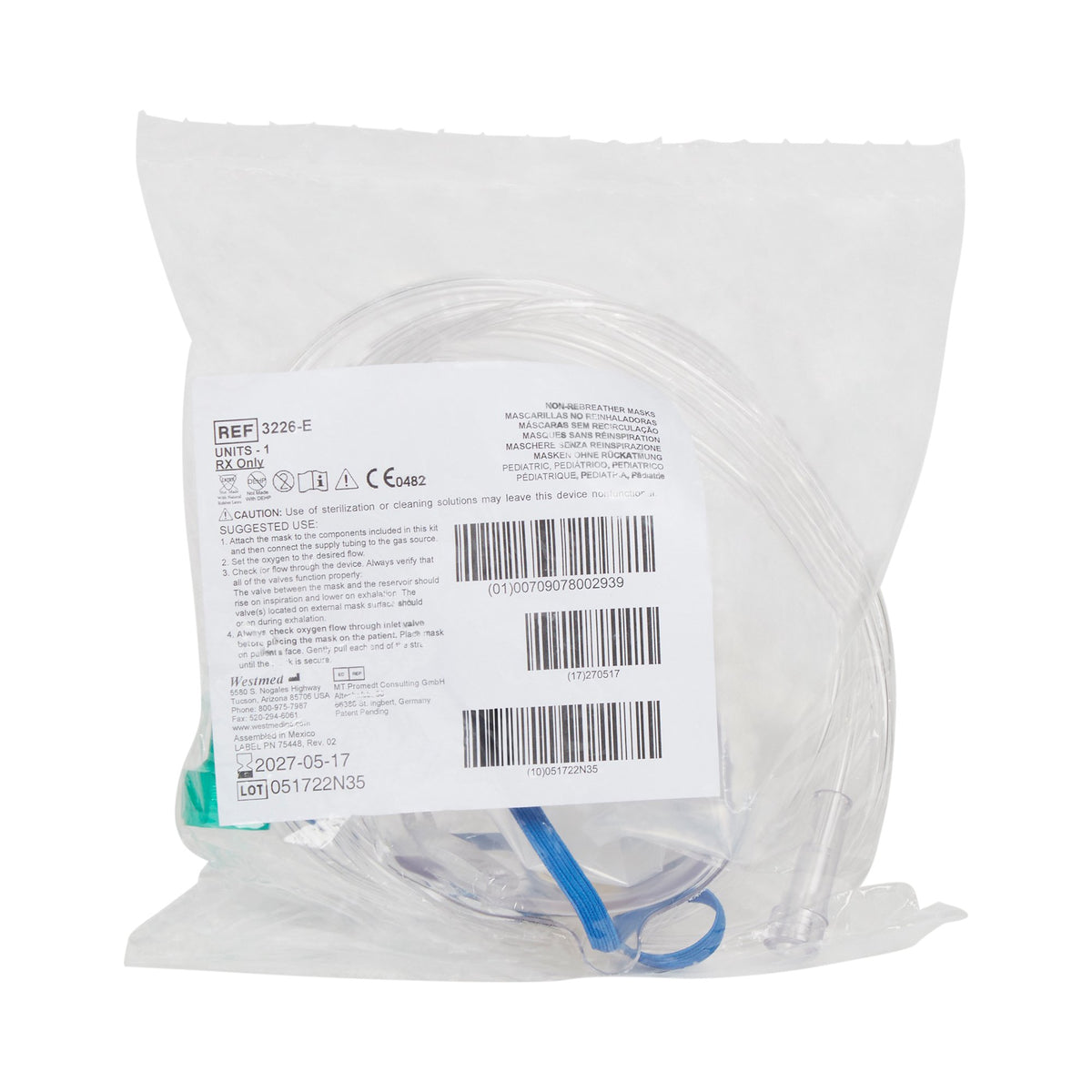 O2 Mckesson Machine Peds McKesson Nonrebreather Oxygen Mask, Pediatric – SurfMed