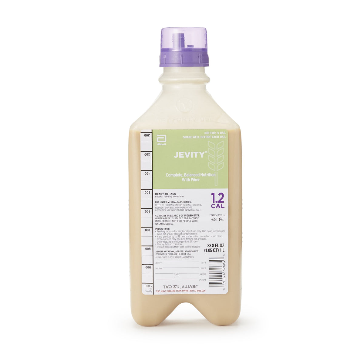Jevity 1.2 Cal Tube Feeding Formula, 33.8 oz. Ready to Hang Carton ...