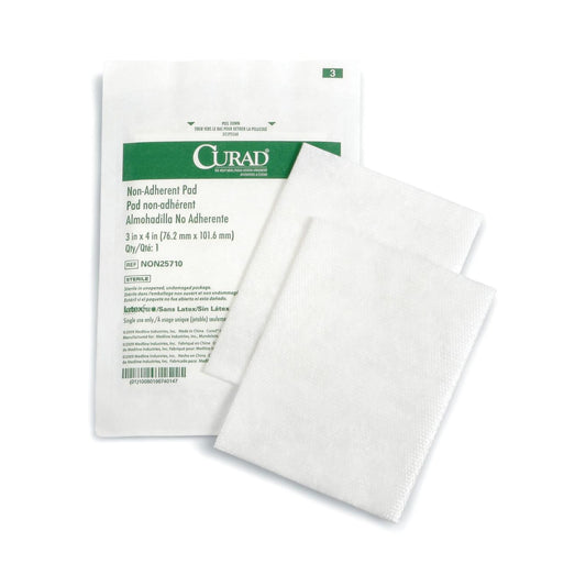 Curad Sterile Nonadherent Pad, 3 x 4 Inch