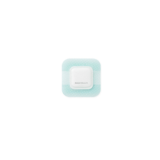 Silicone Foam Dressing Biatain Silicone Fit 3 X 3 Inch With Border Film Backing Silicone Adhesive Square Sterile