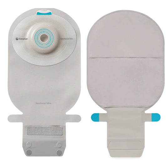 SenSura Mio Convex 1-Piece Opaque Ostomy Pouch, 21 mm Stoma