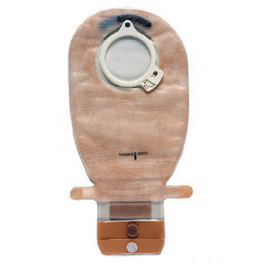 Assura Original One-Piece Opaque Ostomy Pouch, 60 mm Flange, Blue Color Match