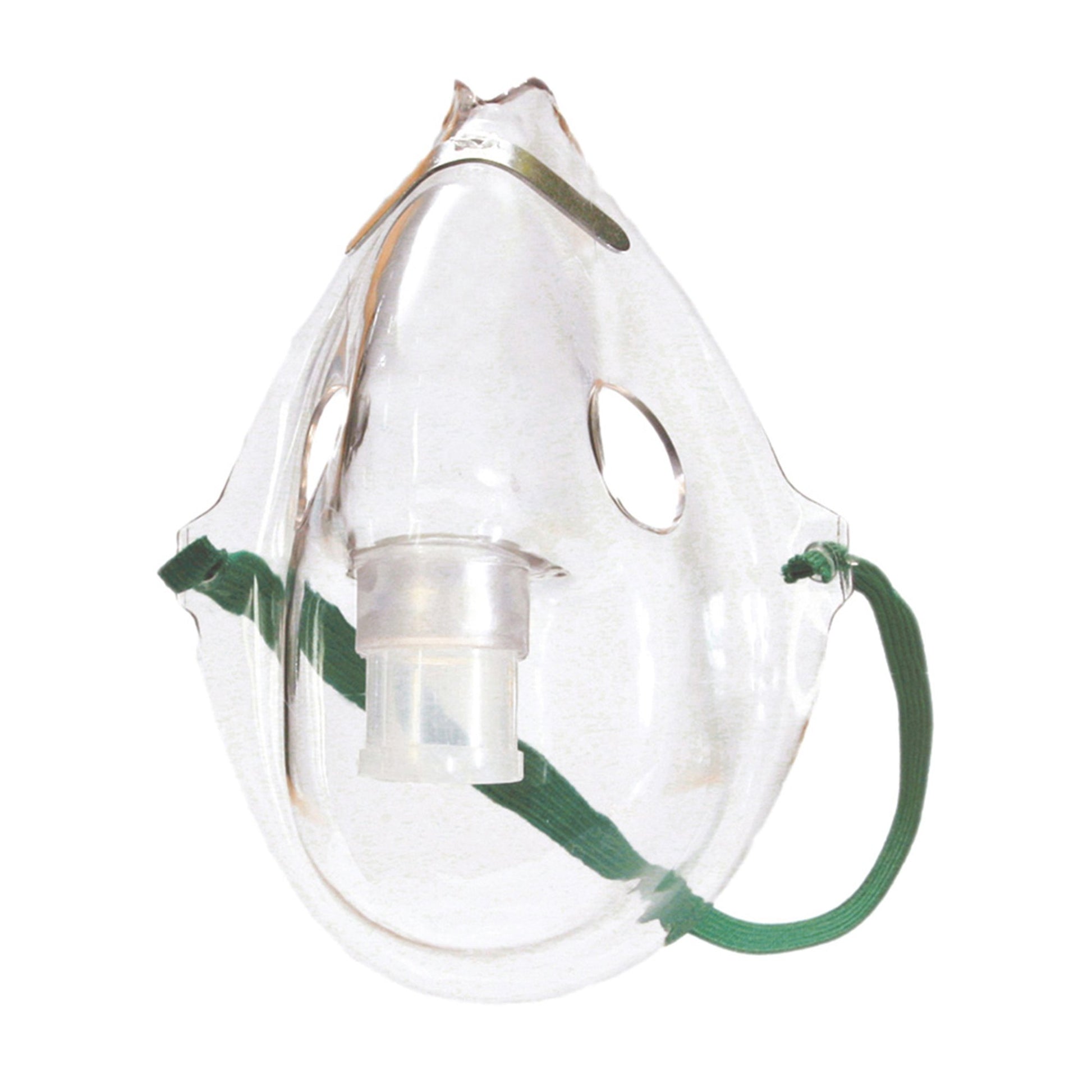 Aerosol Mask Elongated Style Adult One Size Fits Most Adjustable Head Strap / Nose Clip