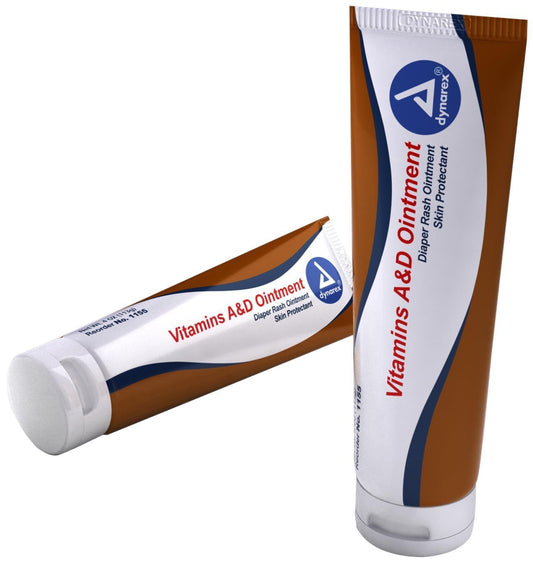 Dynarex We Care™ Vitamins A & D Ointment, 4-ounce tube