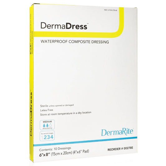 DermaDress Composite Dressing, 6 x 8 inch