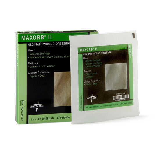 Maxorb II Alginate Dressing, 4 x 4 inch