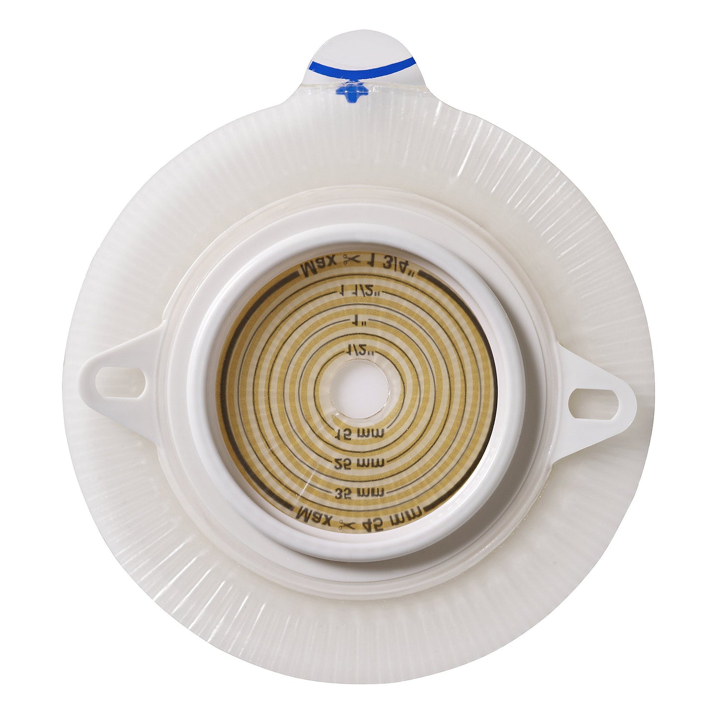 Assura Flat Ostomy Barrier, Trim to Fit 10 – 45 mm Stomas, Red Color Match