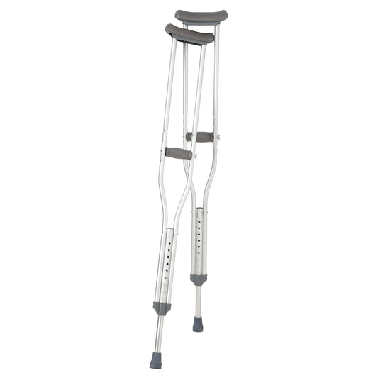 Breg Aluminum Underarm Crutches, 5'2" – 5'10"