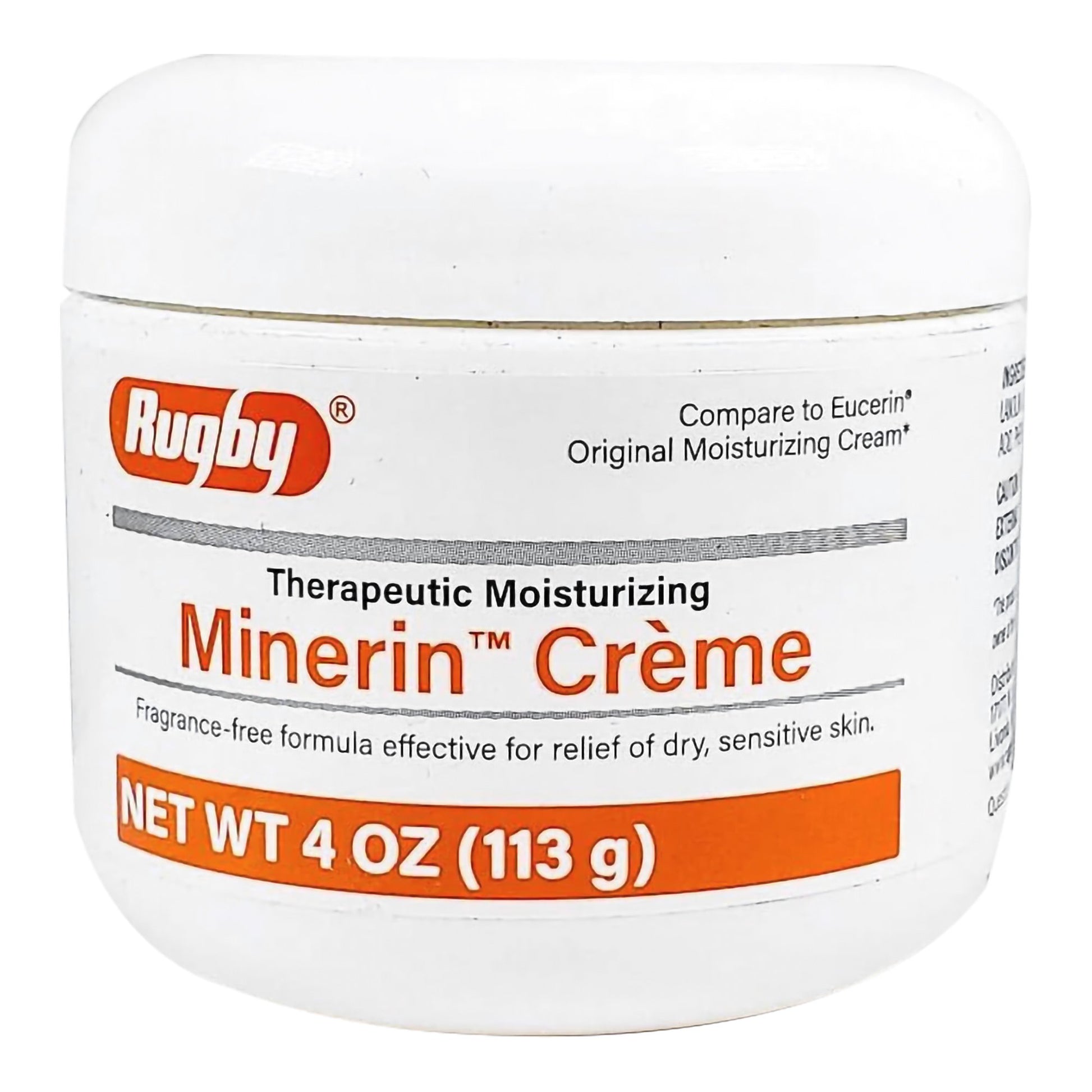 Rugby Therapeutic Moisturizing Minerin™ Crème, 4-ounce Jar