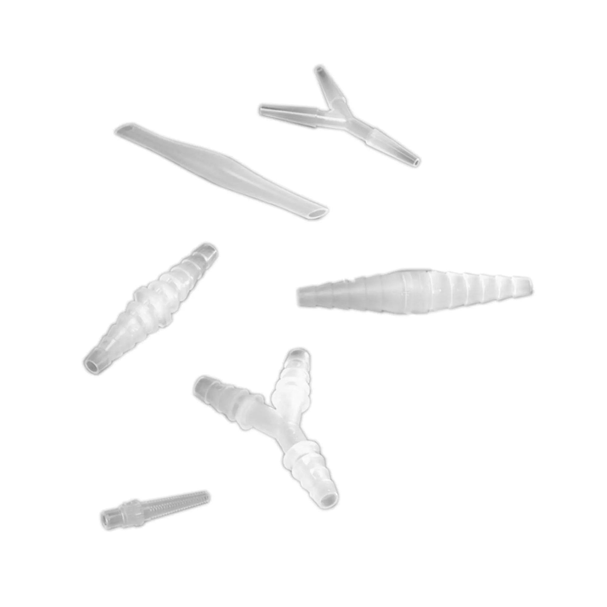 Argyle™ Clean Polyethylene 5-in-1 Bubble Surgical Suction Tubing Connector