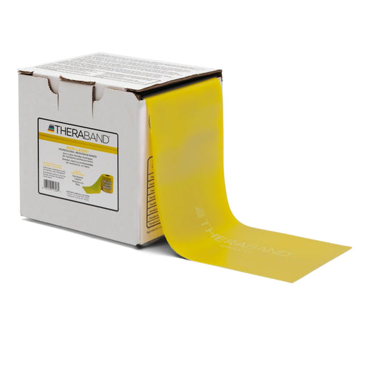 TheraBand Professional Light Exercise Resistance Band, Yellow, 25 Yard