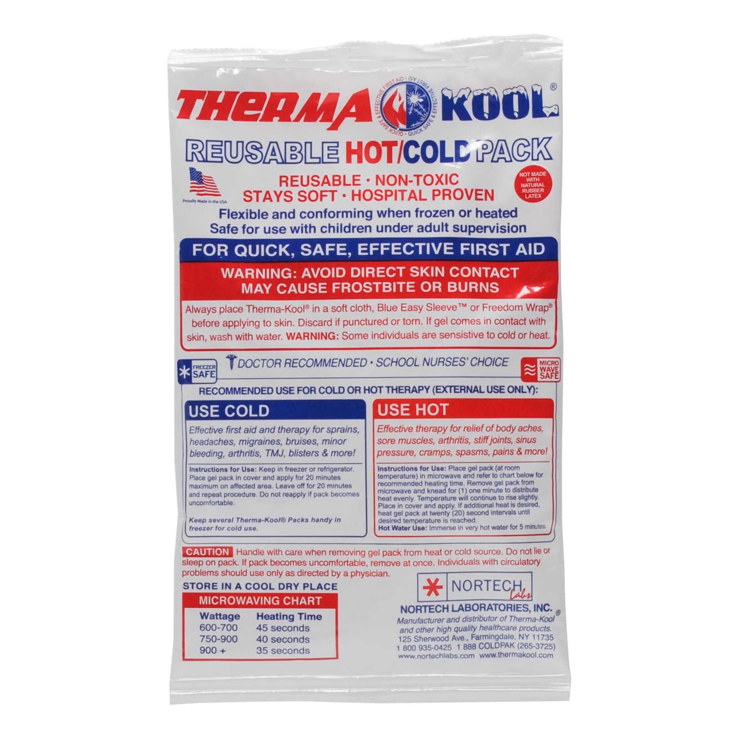 ThermaKool Reusable Hot/Cold Pack, 6 x 9 Inch
