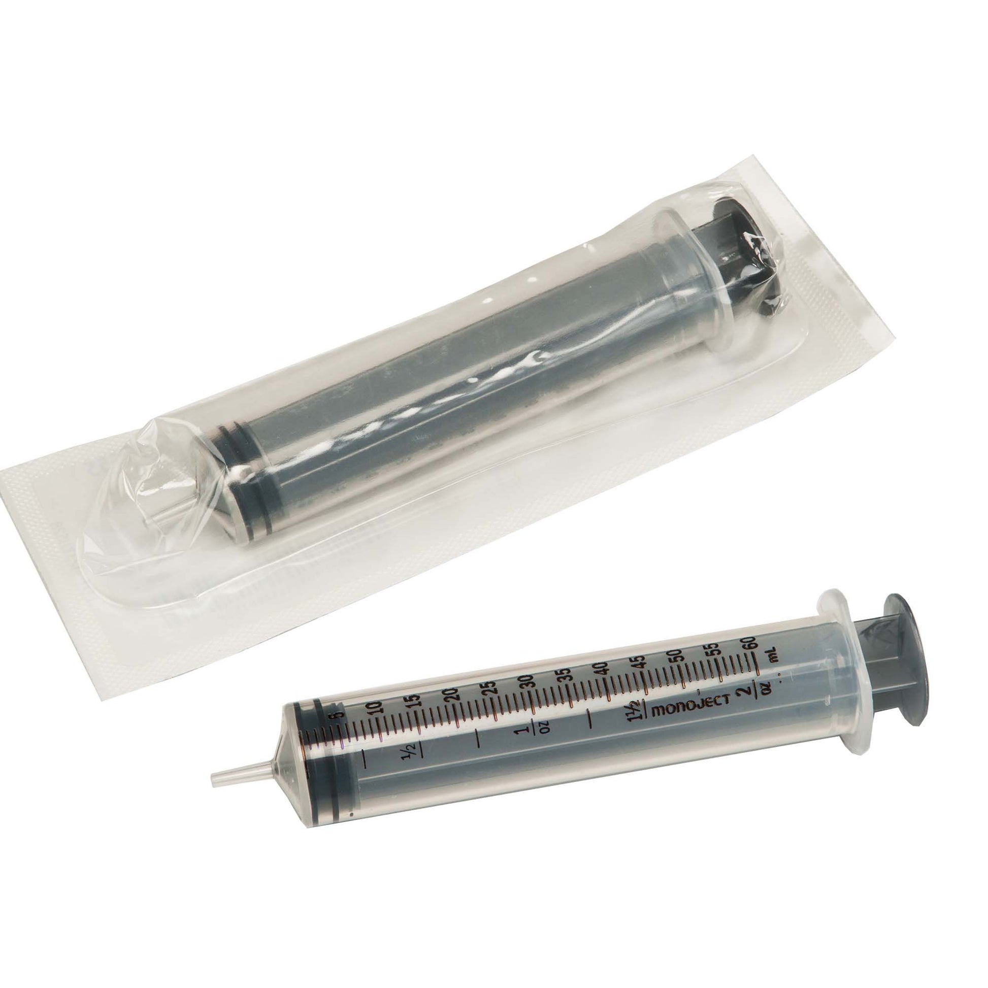 General Purpose Syringe Monoject™ SoftPack 60 mL Luer Slip Tip Without Safety