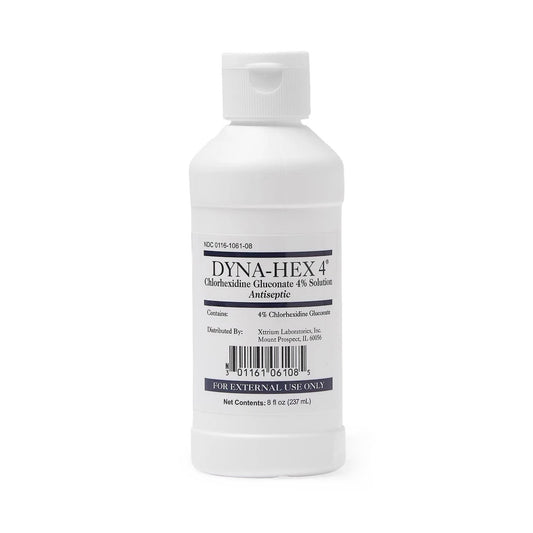 Dyna-Hex 4 Antiseptic Skin Cleanser, 8-ounce Bottle
