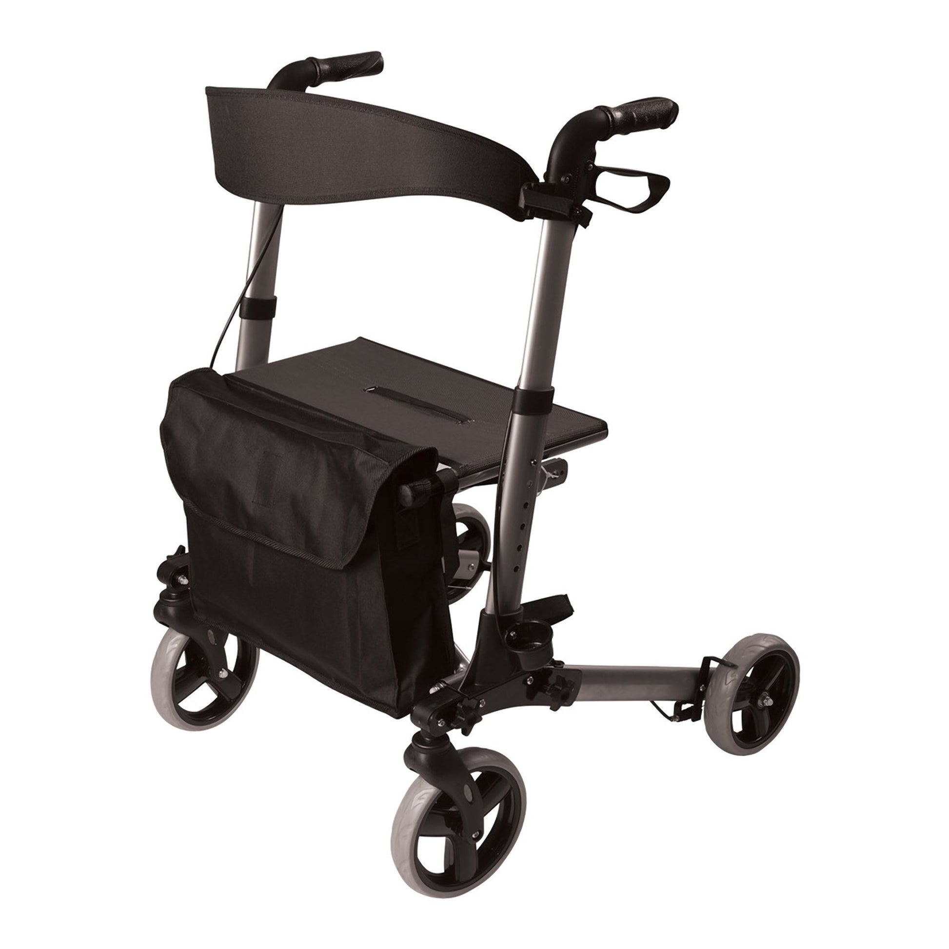 HealthSmart Gateway Four-Wheel Rollator, 31 to 36 Inch Handle Height