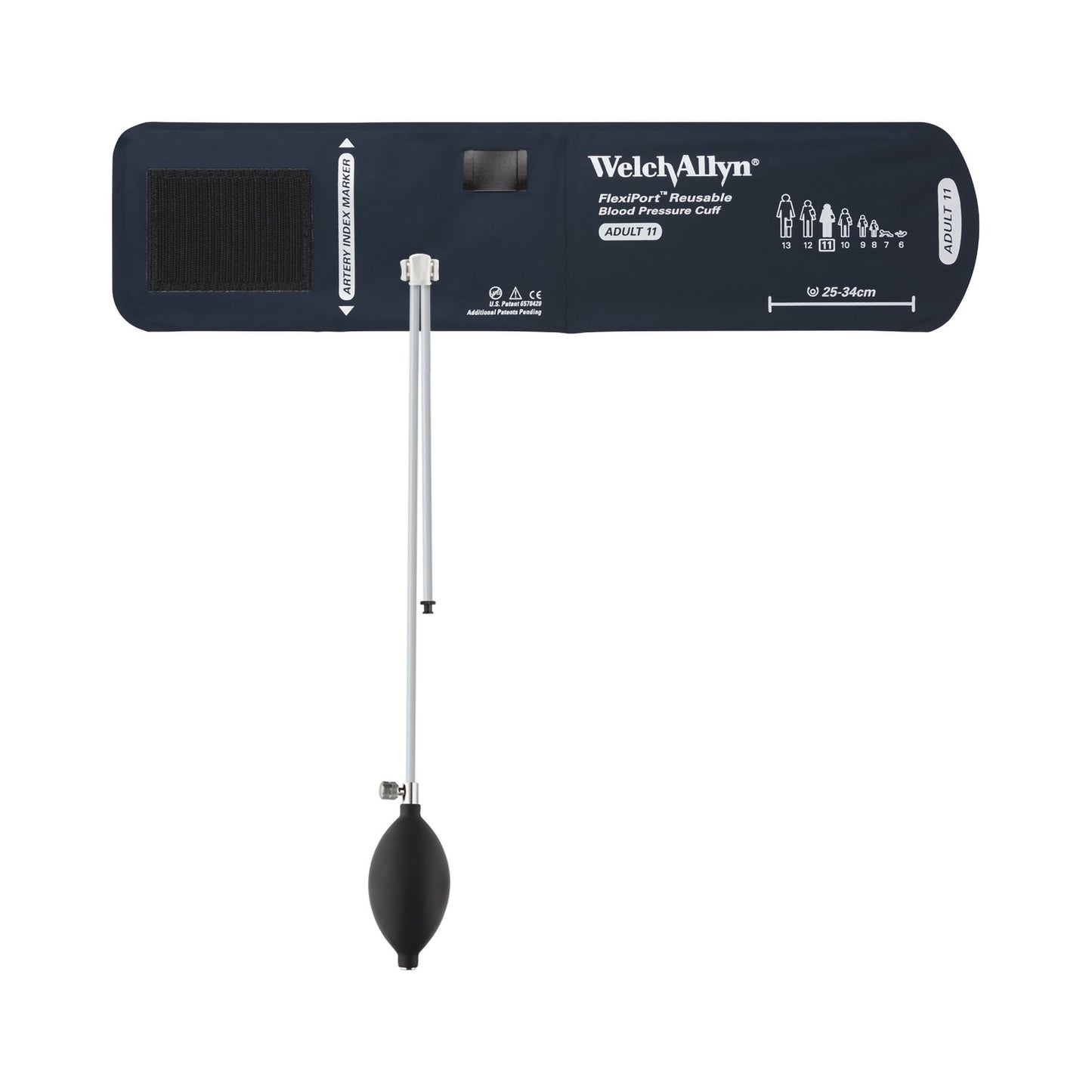 Flexiport Cuff, Two-Tube Bladder Inflation System